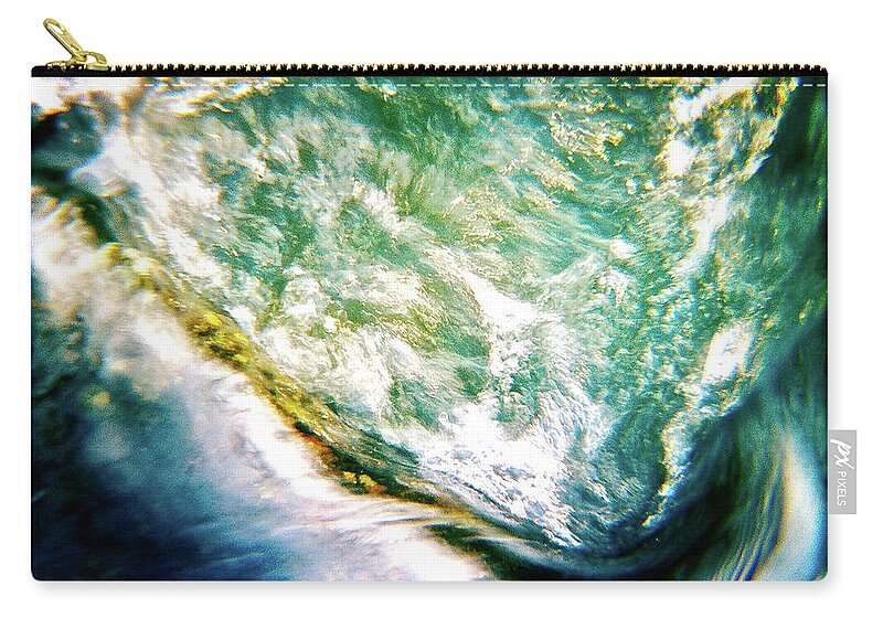 Water Zip Pouch featuring the photograph Into The Vortex by Kevyn Bashore