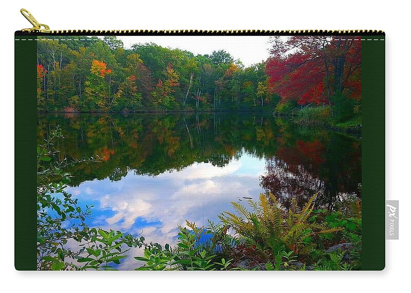 Autumn Zip Pouch featuring the photograph Introvert by Dani McEvoy