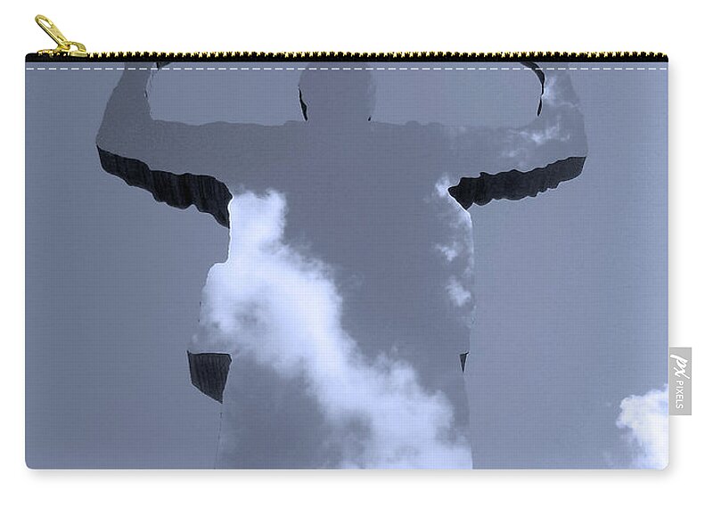 Art Zip Pouch featuring the photograph Invisible ... by Juergen Weiss