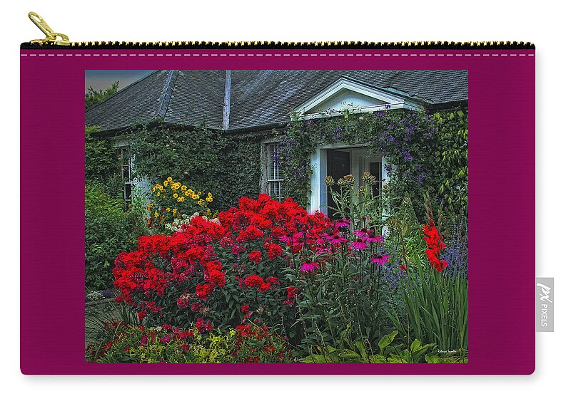 Canon Zip Pouch featuring the photograph Irish Cottage by Rebecca Samler