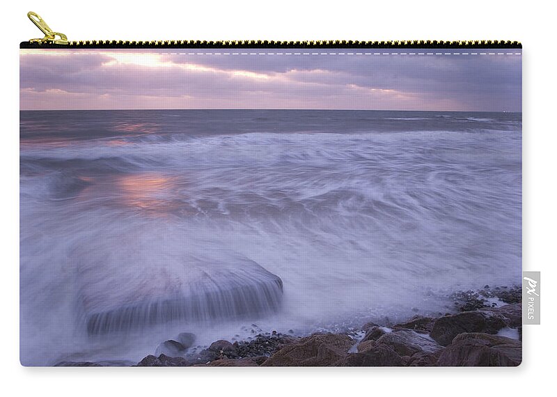 Coast Zip Pouch featuring the photograph Irish Dawn by Ian Middleton