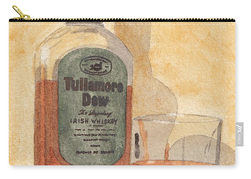 Irish Carry-all Pouch featuring the painting Irish Whiskey by Ken Powers