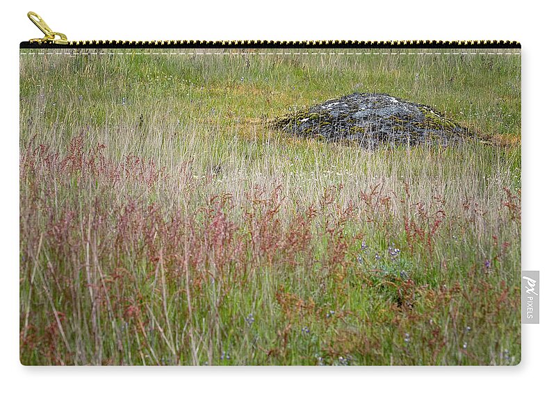 Oregon Coast Carry-all Pouch featuring the photograph Island Field by Tom Singleton