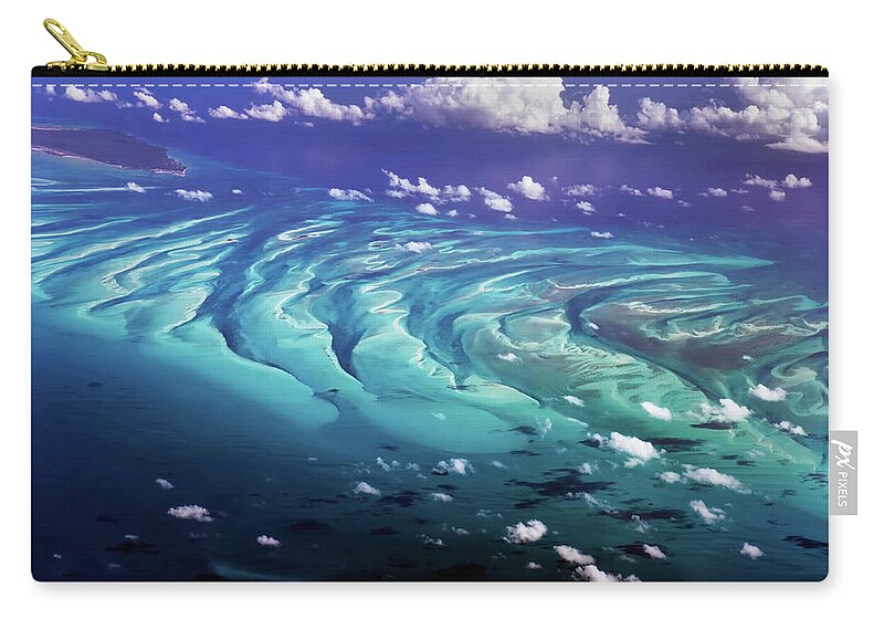 6/15/15 Zip Pouch featuring the photograph Island Under The Sea by Louise Lindsay