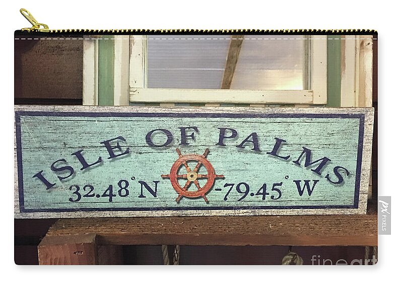 Isle Of Palms Carry-all Pouch featuring the photograph Isle of Palms by Dale Powell