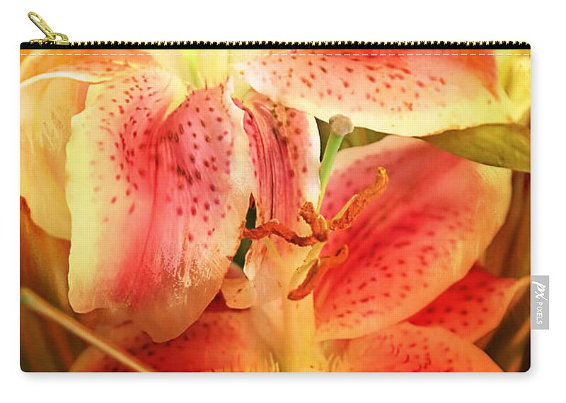 Lily Zip Pouch featuring the photograph Isn't She Lovely by Theresa Campbell