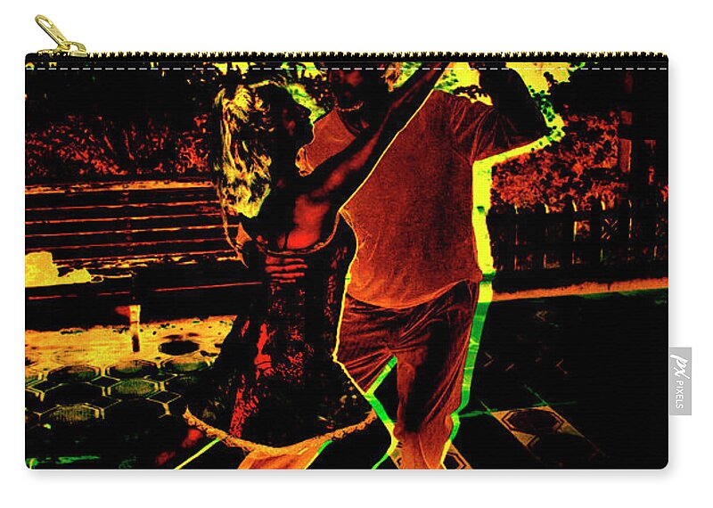 Dance Zip Pouch featuring the photograph It Takes Two to Tango by Al Bourassa