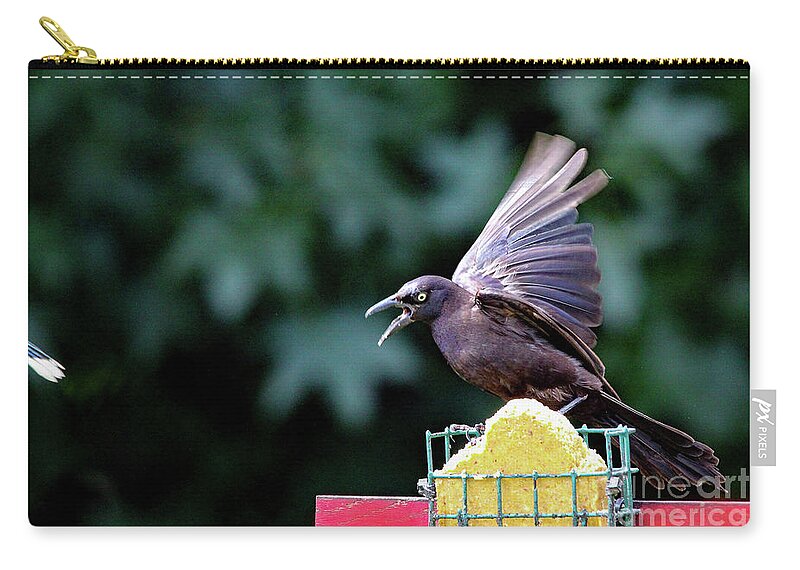 Nature Zip Pouch featuring the photograph It's Mine by DB Hayes