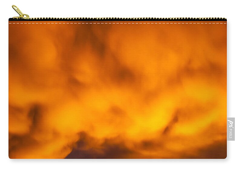 Sunset Zip Pouch featuring the photograph Mixed Feelings by Az Jackson