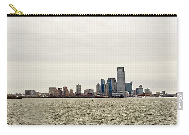 Jersey Zip Pouch featuring the photograph Jersey City. by Elena Perelman