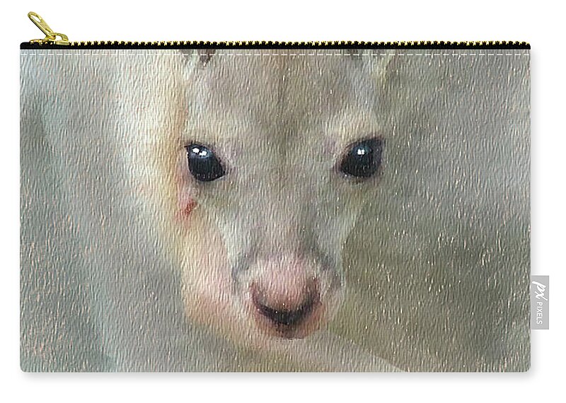 Joey Zip Pouch featuring the pastel Joey by Kathie Miller