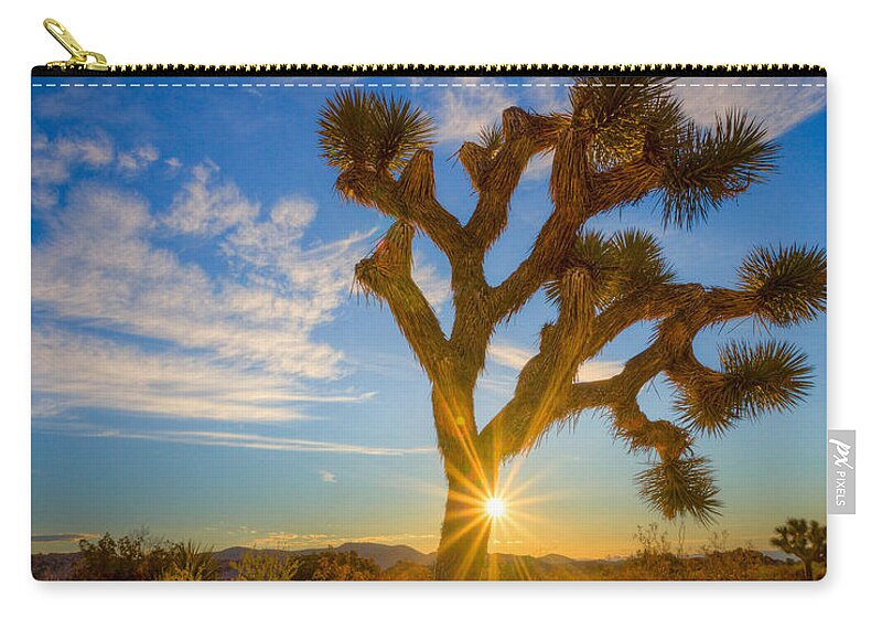 California Carry-all Pouch featuring the photograph Joshua Eclipse by Rikk Flohr