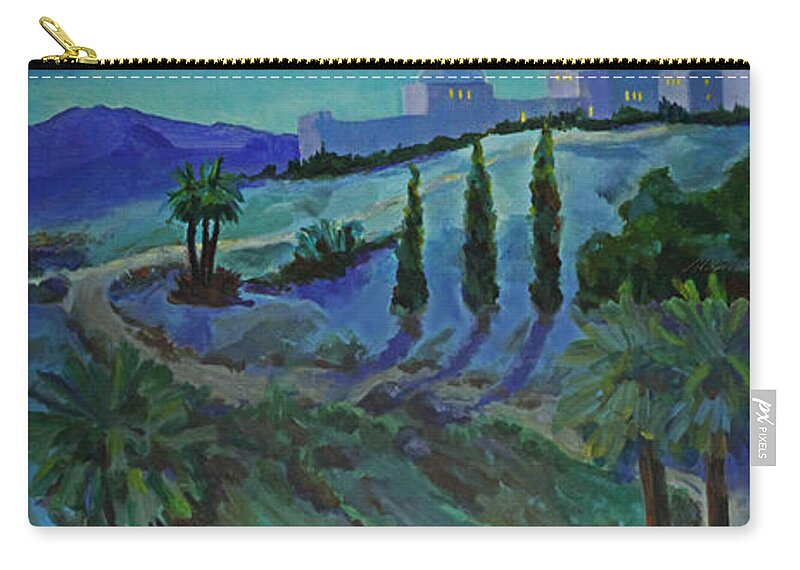 Christian Art Carry-all Pouch featuring the painting No room in the Inn by Maria Hunt