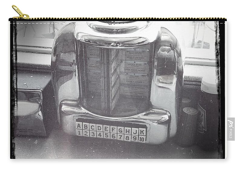 Juke Box Zip Pouch featuring the photograph Juke Box by Nina Prommer