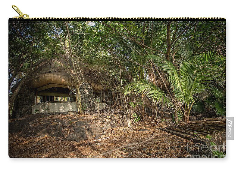Photography Zip Pouch featuring the photograph Jungle Relics 1 by Daniel Knighton