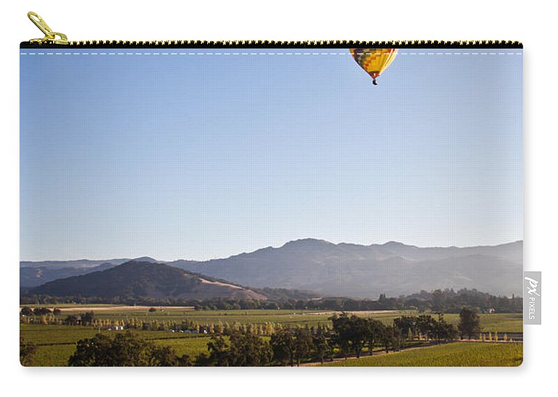 Balloons Zip Pouch featuring the photograph Just the Two of Us by Ana V Ramirez