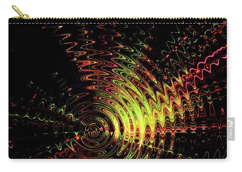 Abstract Zip Pouch featuring the photograph Kabang by Harry Moulton