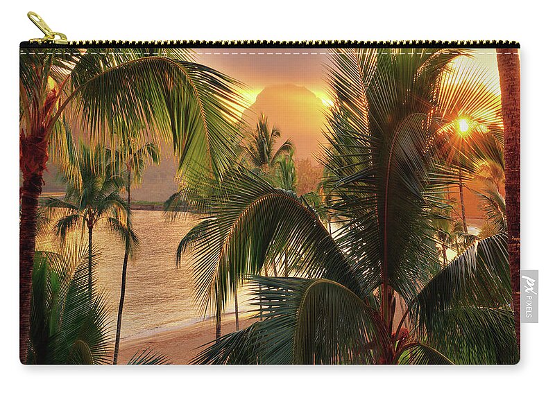 Olena Art Carry-all Pouch featuring the photograph Kauai Tropical Island by O Lena