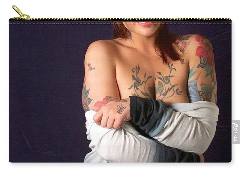 Photography Zip Pouch featuring the photograph Kelsey Rose by Sean Griffin