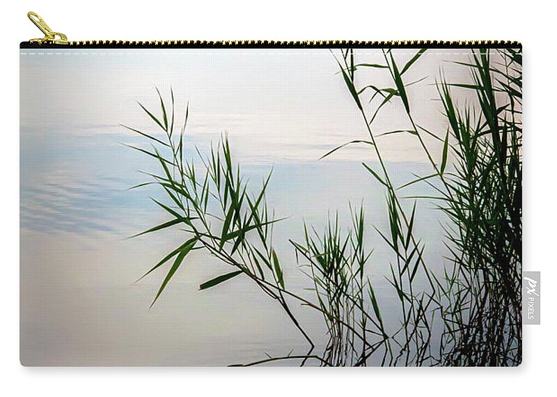 2d Zip Pouch featuring the photograph Kennersley Point Marina by Brian Wallace
