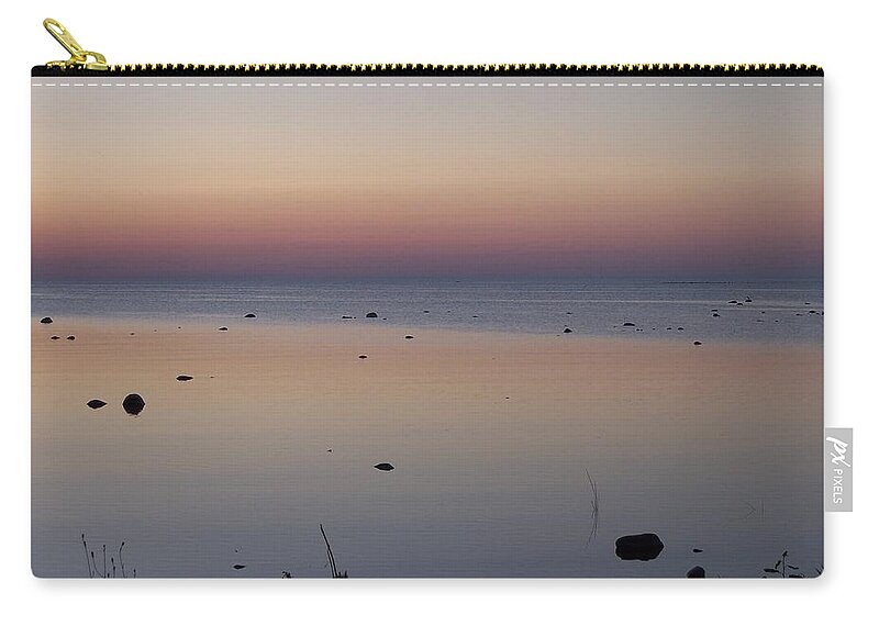 Canada Zip Pouch featuring the photograph Kettle Point Sunset by Michelle Miron-Rebbe