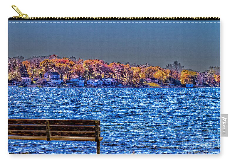Bill Norton Zip Pouch featuring the photograph Keuka by William Norton