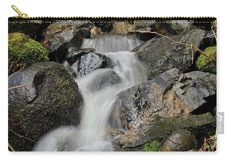 Water Zip Pouch featuring the photograph Keystone by Rod Wiens