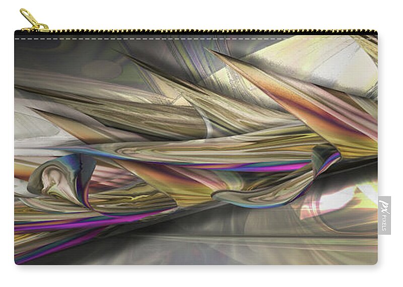 Mighty Sight Studio Zip Pouch featuring the digital art Kgb 3 by Steve Sperry