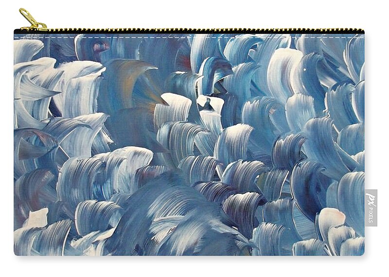 Prophetic Art Zip Pouch featuring the painting King of Kings by Christine Nichols