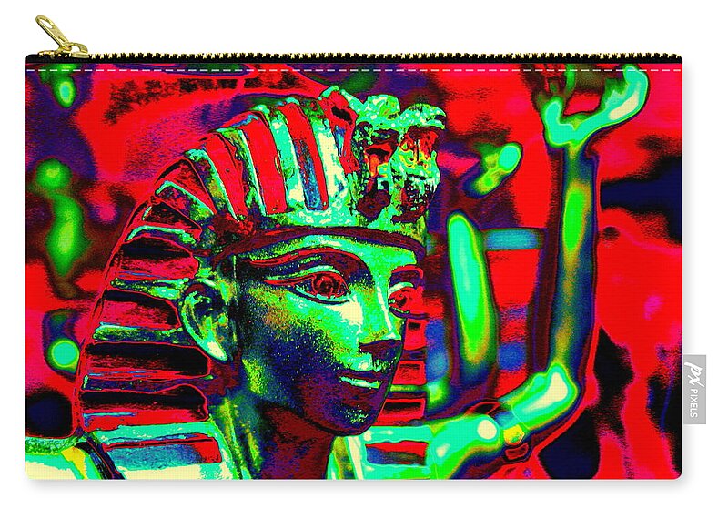 King Zip Pouch featuring the photograph King Scorpion by Larry Beat