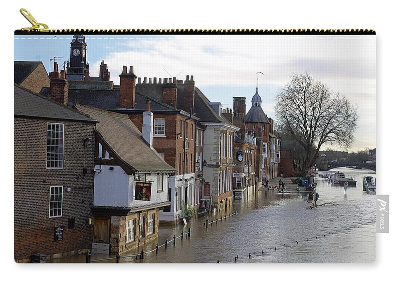 Kings Staith Zip Pouch featuring the photograph Kings Staith  by Tony Murtagh
