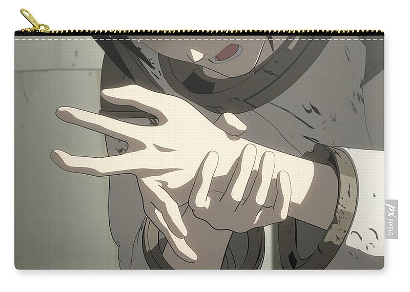 Knights Of Sidonia Zip Pouch featuring the digital art Knights Of Sidonia by Maye Loeser