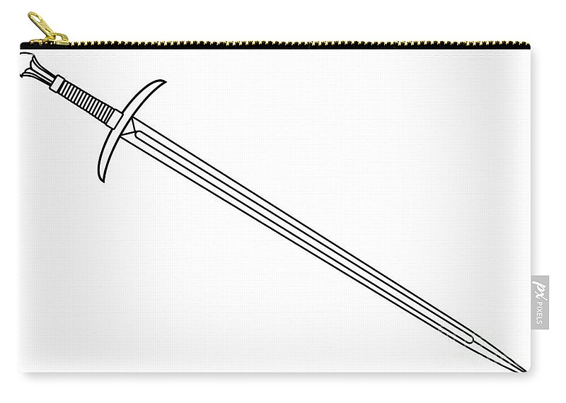 Crossed Swords Silhouette Digital Art by Bigalbaloo Stock - Pixels