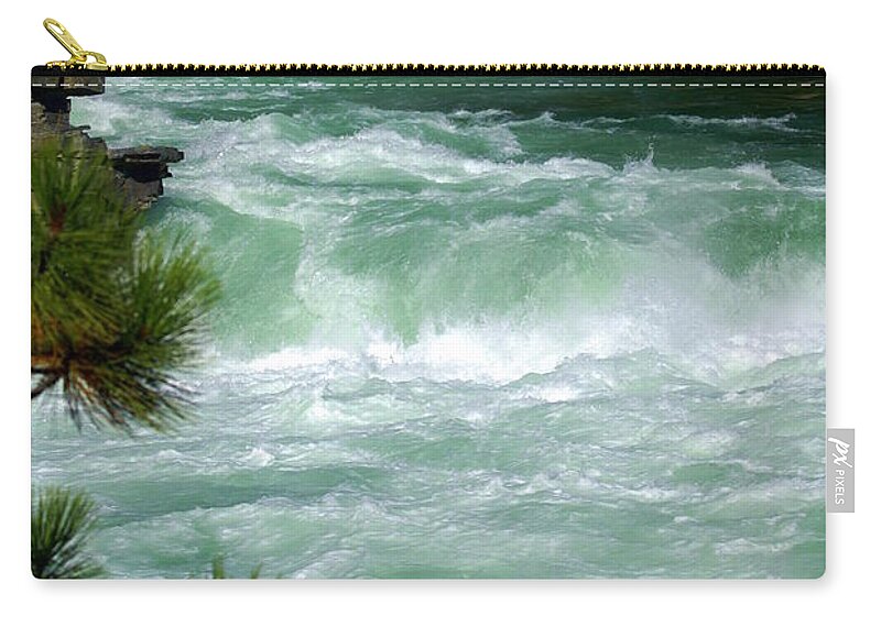 Kootenai River Zip Pouch featuring the photograph Kootenai River by Marty Koch