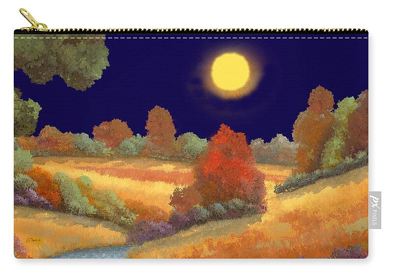 Night Carry-all Pouch featuring the painting La Musica Della Notte by Guido Borelli