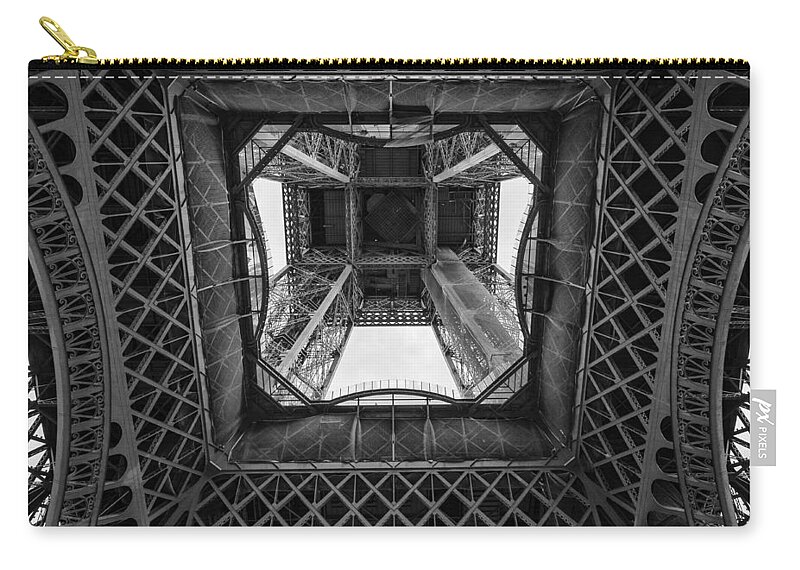 Paris Zip Pouch featuring the photograph La Tour Eiffel by Pablo Lopez