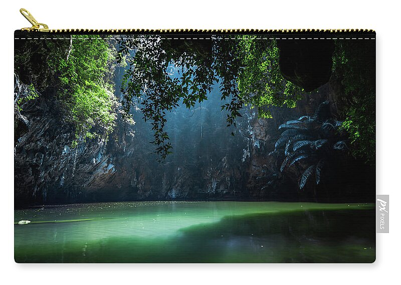 #faatoppicks Zip Pouch featuring the photograph Lagoon by Nicklas Gustafsson