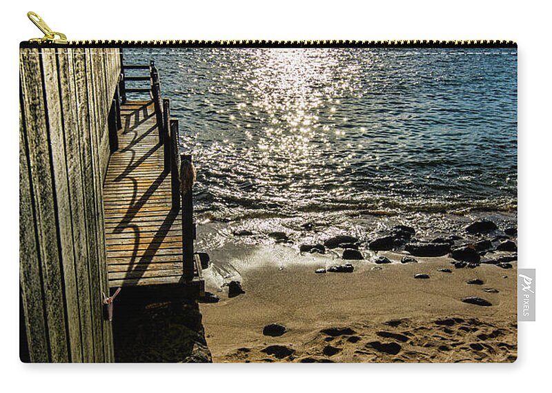 Lahaina Beach Zip Pouch featuring the photograph Lahaina Beach 2 by Baywest Imaging