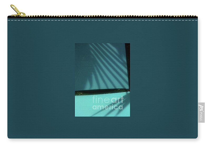 Contemplative Zip Pouch featuring the photograph LaJollapoolchr by Mary Kobet