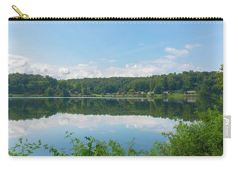 Reflections Carry-all Pouch featuring the photograph Lake Junaluska #3 September 9 2016 by D K Wall