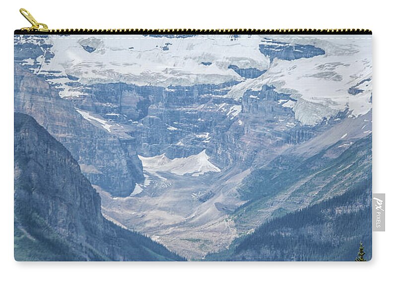Alberta Zip Pouch featuring the photograph Lake Louise, Banff National Park, Alberta, Canada, North America by Patricia Hofmeester