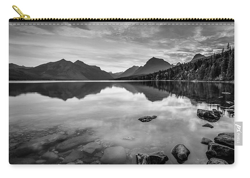 Glacier National Park Carry-all Pouch featuring the photograph Lake McDonald by Adam Mateo Fierro