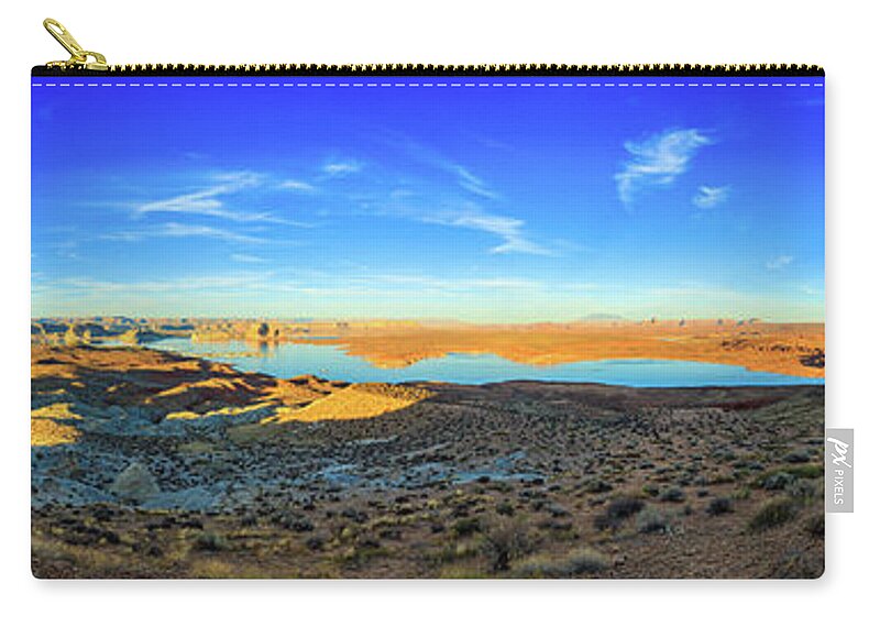 Lake Powell Carry-all Pouch featuring the photograph Lake Powell Sunset by Raul Rodriguez