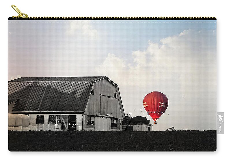 Lancaster County Evening Zip Pouch featuring the photograph Lancaster County Evening by Dark Whimsy