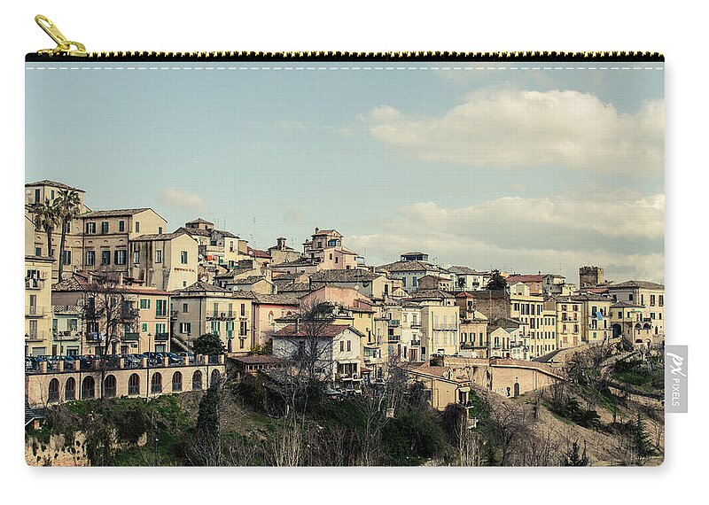Lanciano Zip Pouch featuring the photograph Lanciano - Abruzzo - Italy by AM FineArtPrints