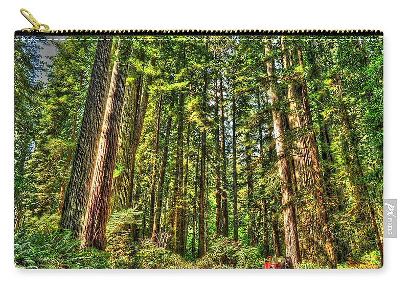 Photograph Carry-all Pouch featuring the photograph Land of the Giants by Richard Gehlbach