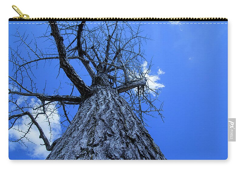 Sky Zip Pouch featuring the photograph Landscape Art by One Story