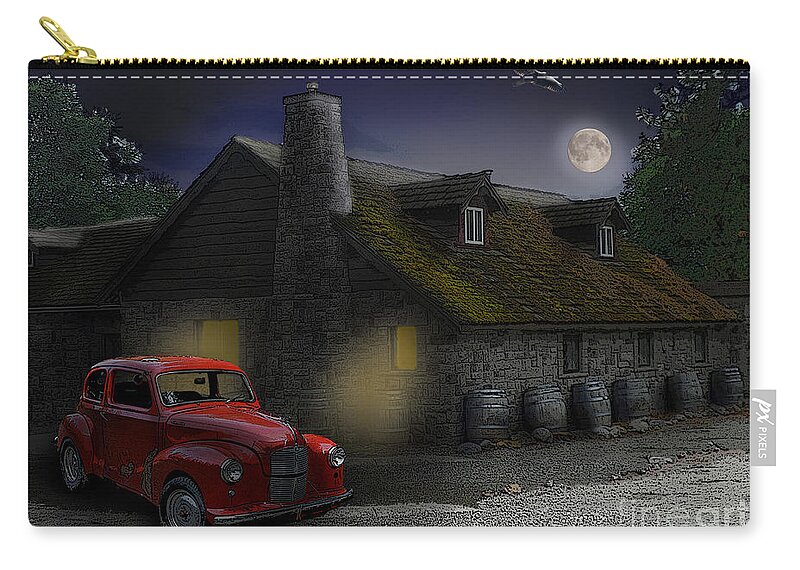 Night Zip Pouch featuring the photograph Last Call by Vivian Martin