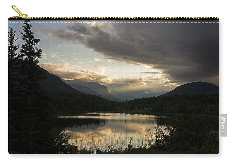 Last Light Zip Pouch featuring the photograph Last light - 365-261 by Inge Riis McDonald