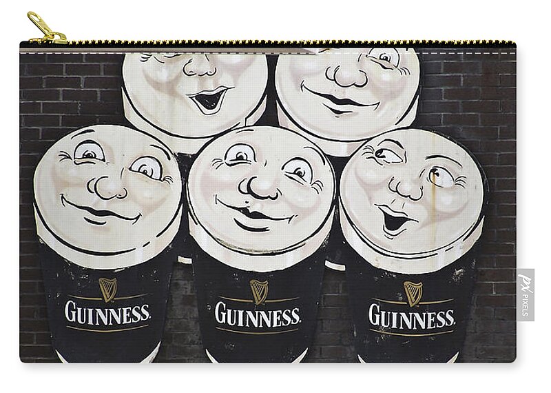 Guinness Carry-all Pouch featuring the photograph Late Night Guinness Limerick Ireland by Teresa Mucha